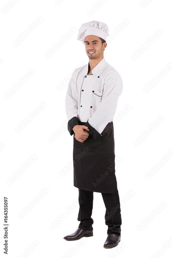 Smiling young chef