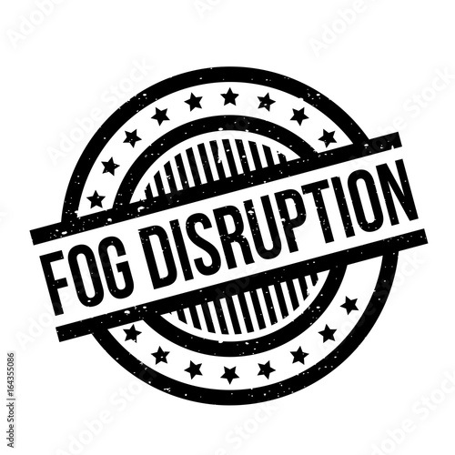 Fog Disruption rubber stamp. Grunge design with dust scratches. Effects can be easily removed for a clean, crisp look. Color is easily changed.