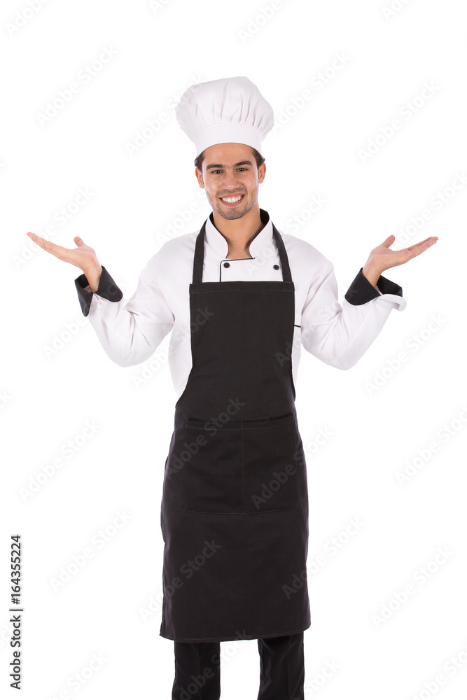 Smiling young chef Smiling young chef