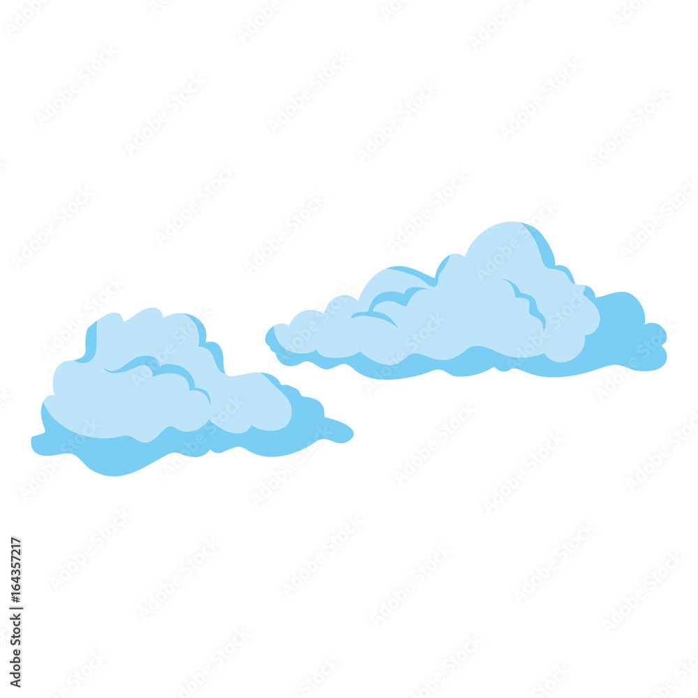 clouds icon over white background vector illustration clouds icon over white background vector illustration