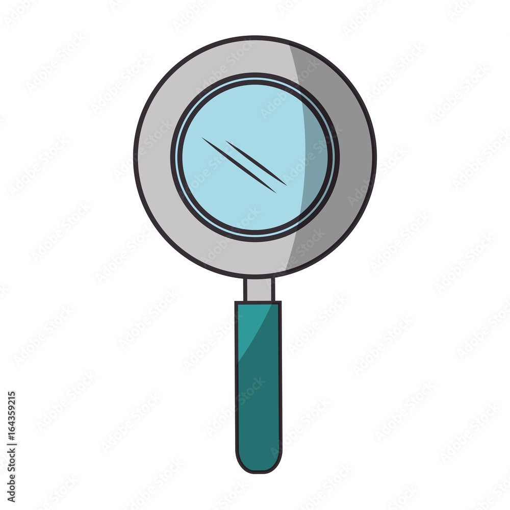magnifying glass icon over white background vector illustration magnifying glass icon over white background vector illustration