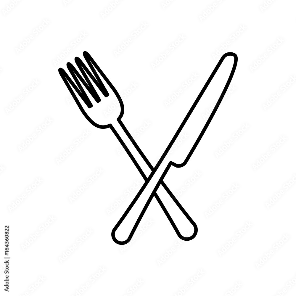 fork and knife icon fork and knife icon