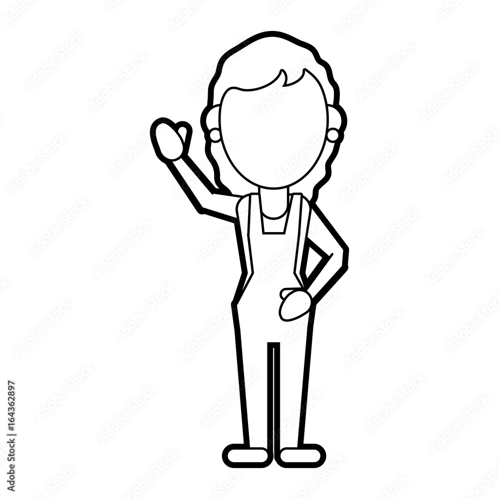 Obraz premium woman vector illustration