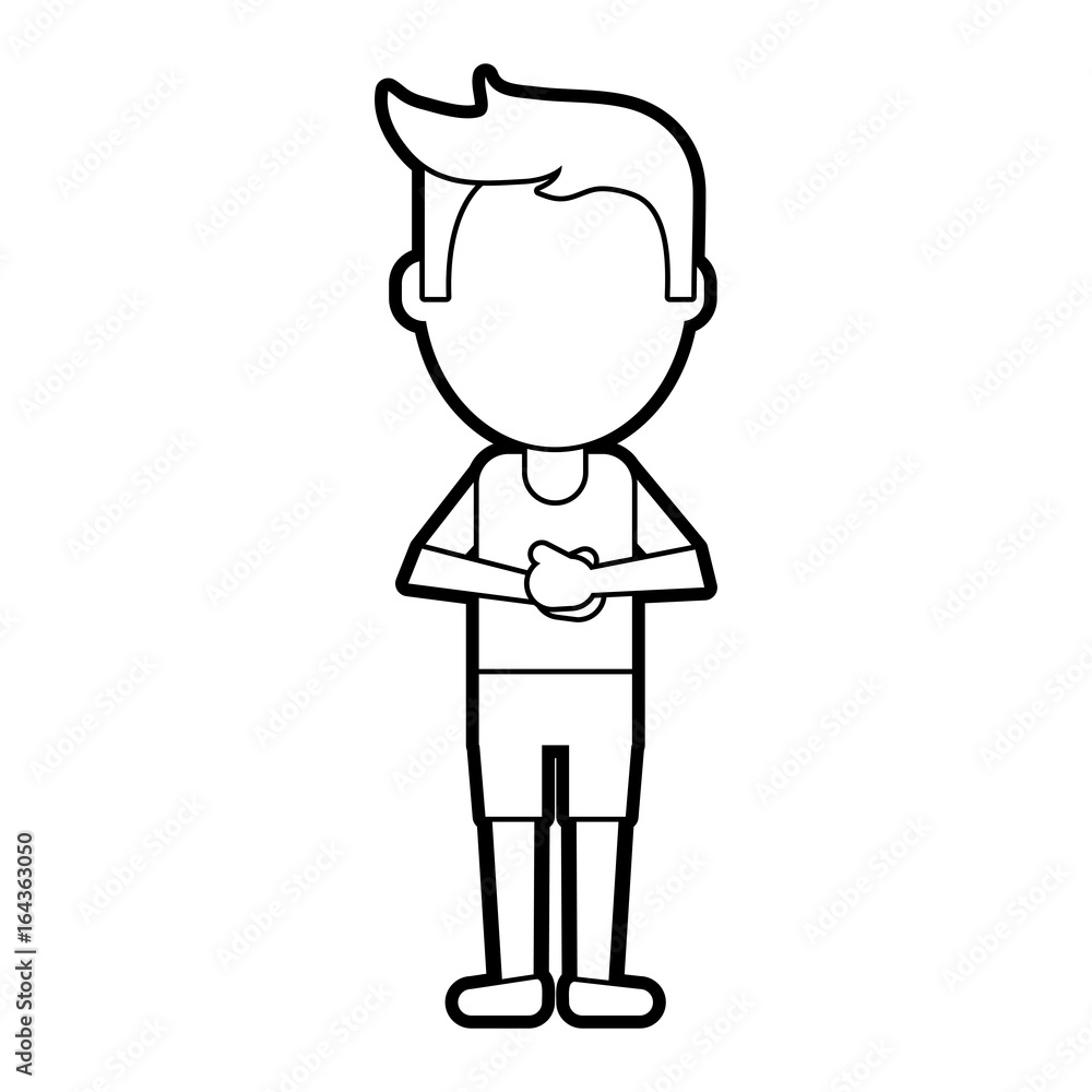 man vector illustration