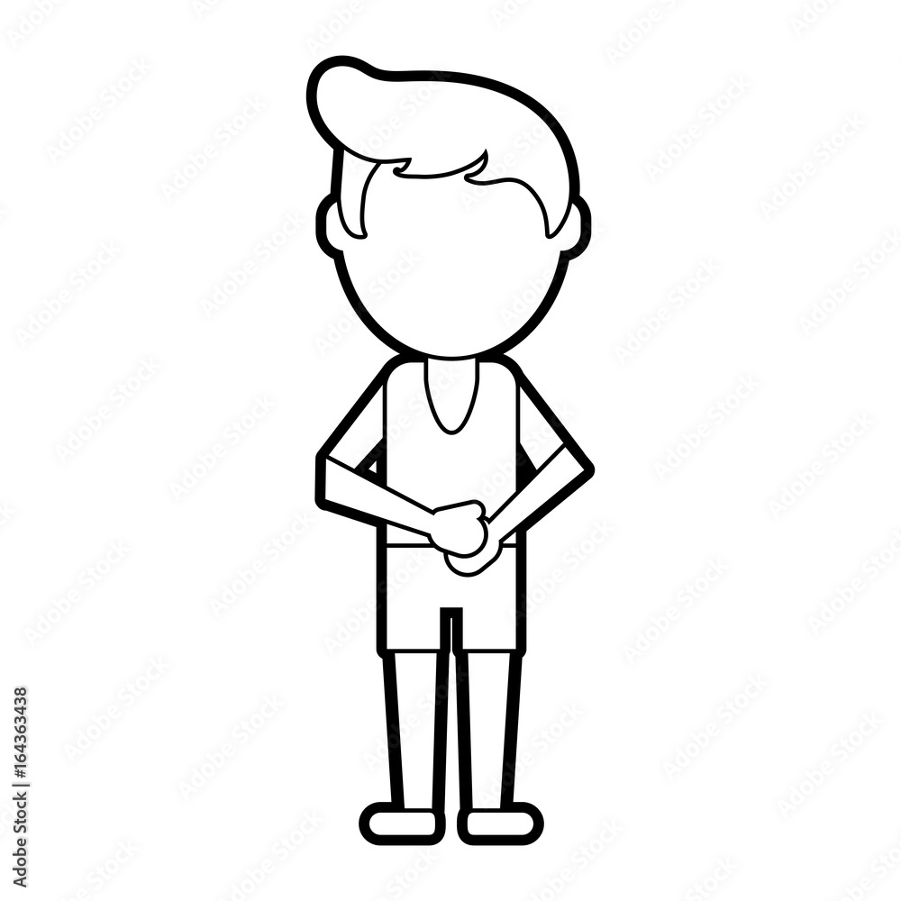 man vector illustration