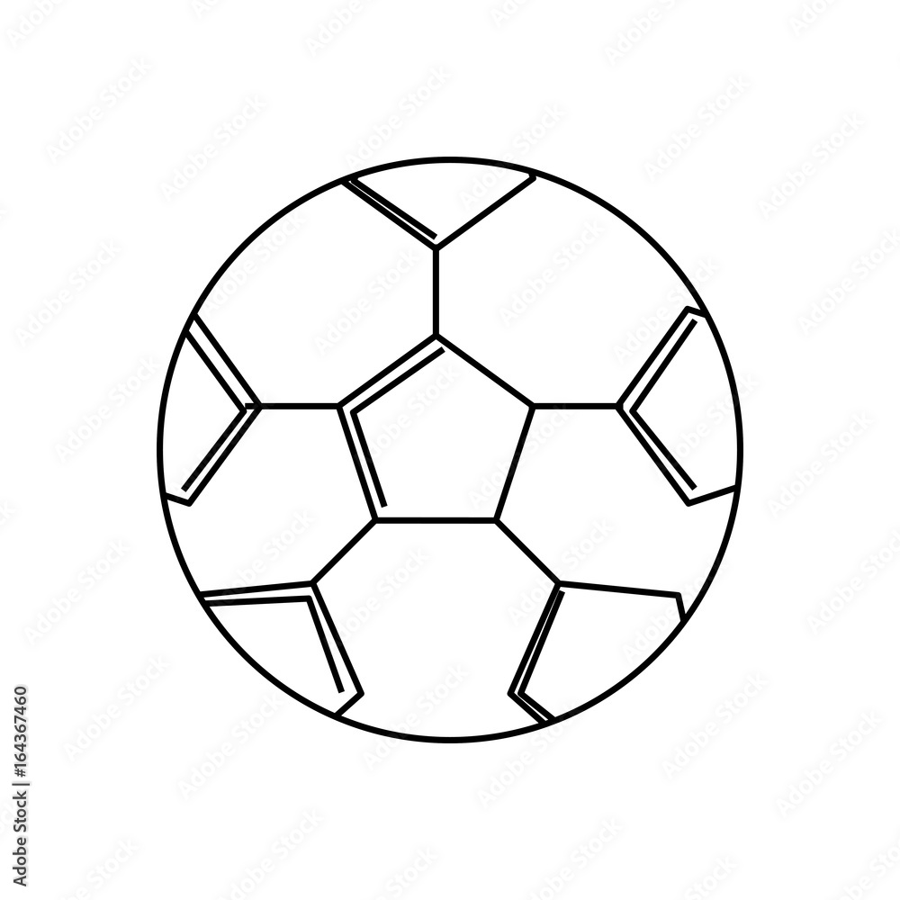 Fototapeta premium Soccer ball isolated