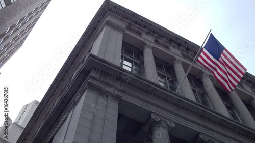 Architecture and symbols of the financial district of New York City