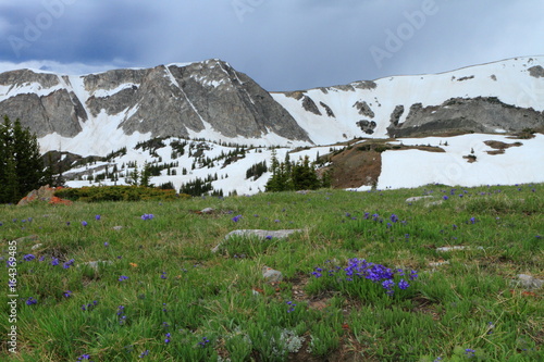 Mountain landscape of Wyoming