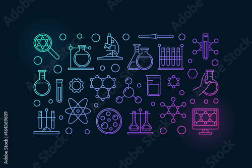 Chemistry lab illustration
