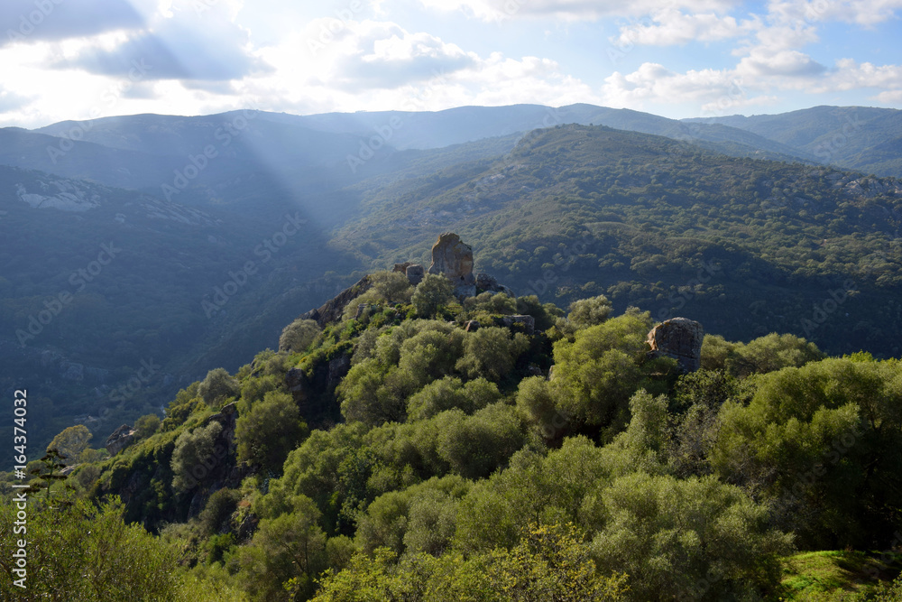 Fototapeta premium Magical view across Jimena