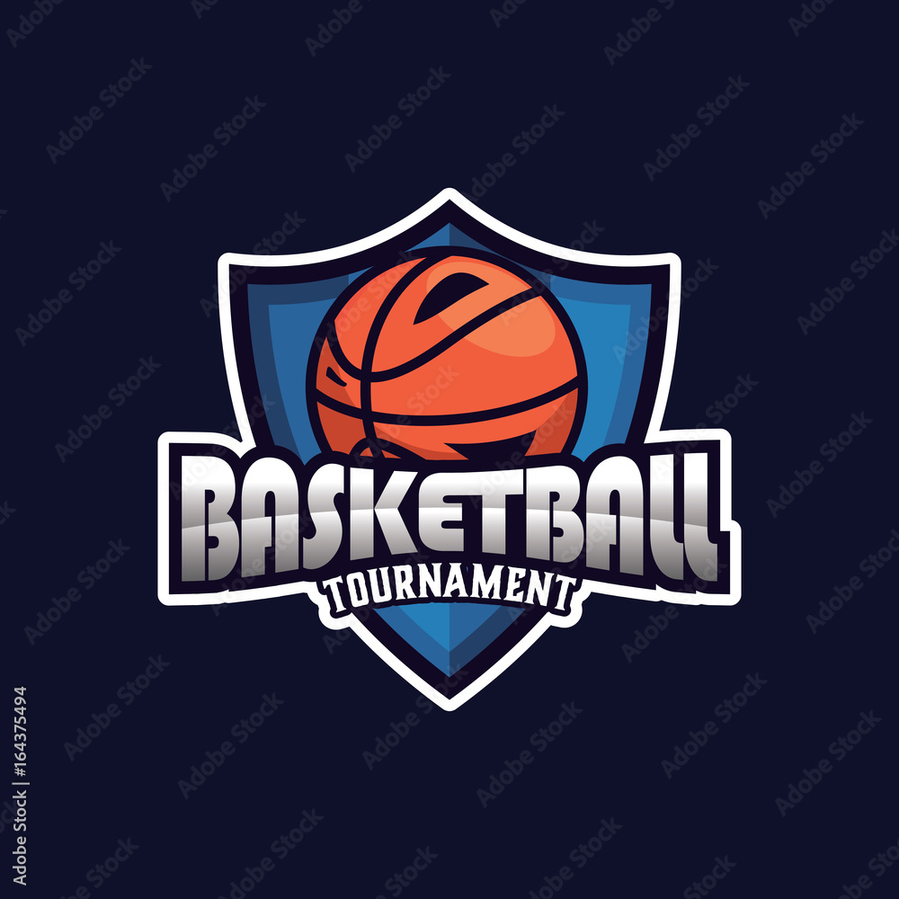 Basketball Sport Logo Emblem, Logo Template Designs
