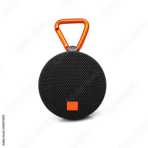 Plakat Bluetooth portable speaker on white