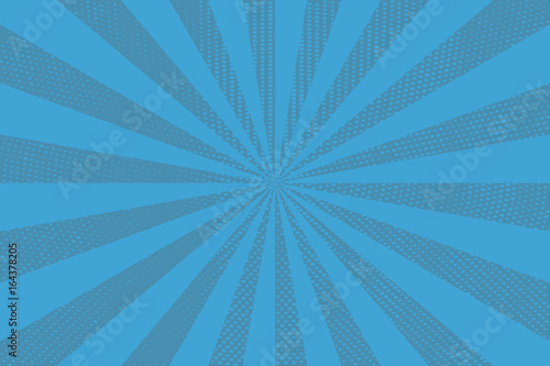 Rays pop art background. retro vector illustration