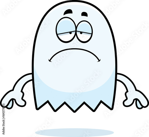 Sad Cartoon Ghost