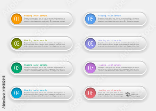 Infographics Web Banner & Label Design 