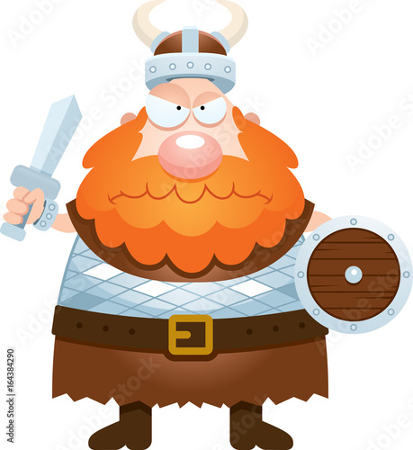 Angry Cartoon Viking