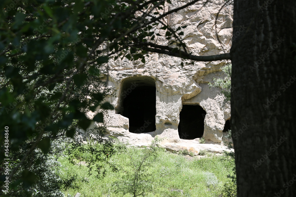 Handmade Caves in Ihlara Valley, Turkey