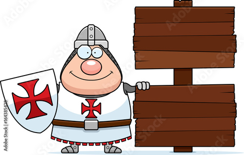 Cartoon Templar Sign