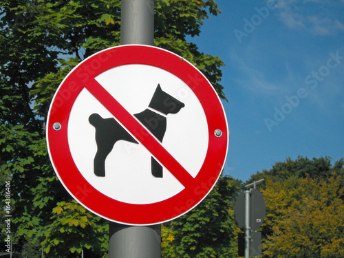 schild hundeverbot photo