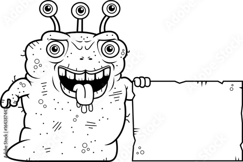 Ugly Alien Sign