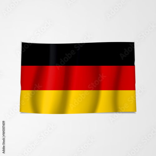 Hanging flag of Germany. German flag concept. Vector illustration. German flag. Free Download Hanging flag of Germany. German flag concept. Vector illustration. German flag. - GFXLoad