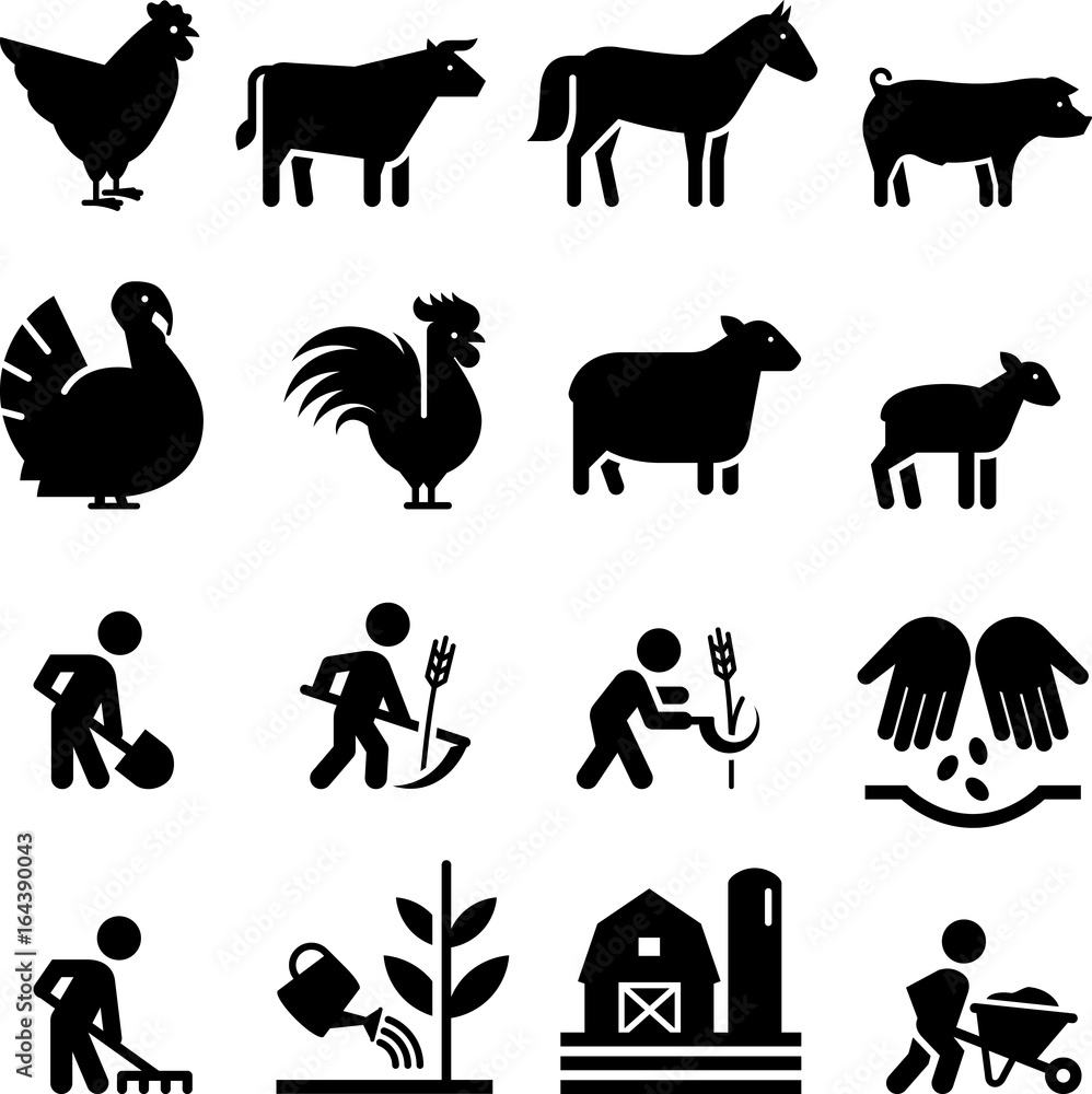 Farming Icons - Black Series Farming Icons - Black Series