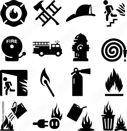 Fire Icons - Black Series