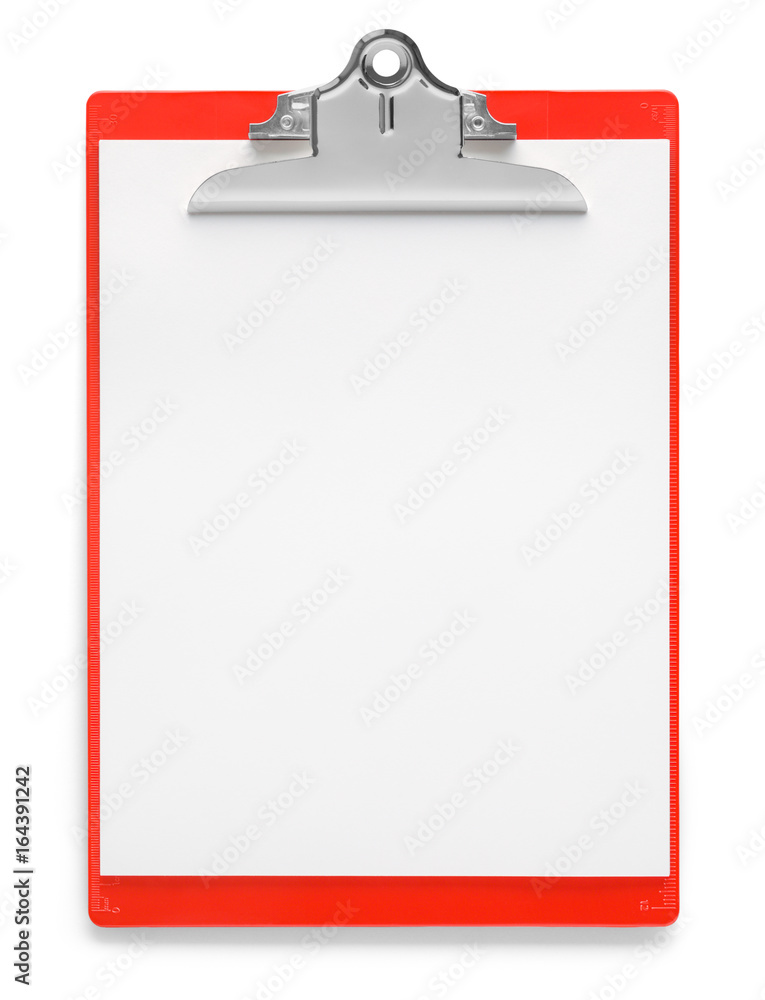 Clipboard Red Clipboard Red