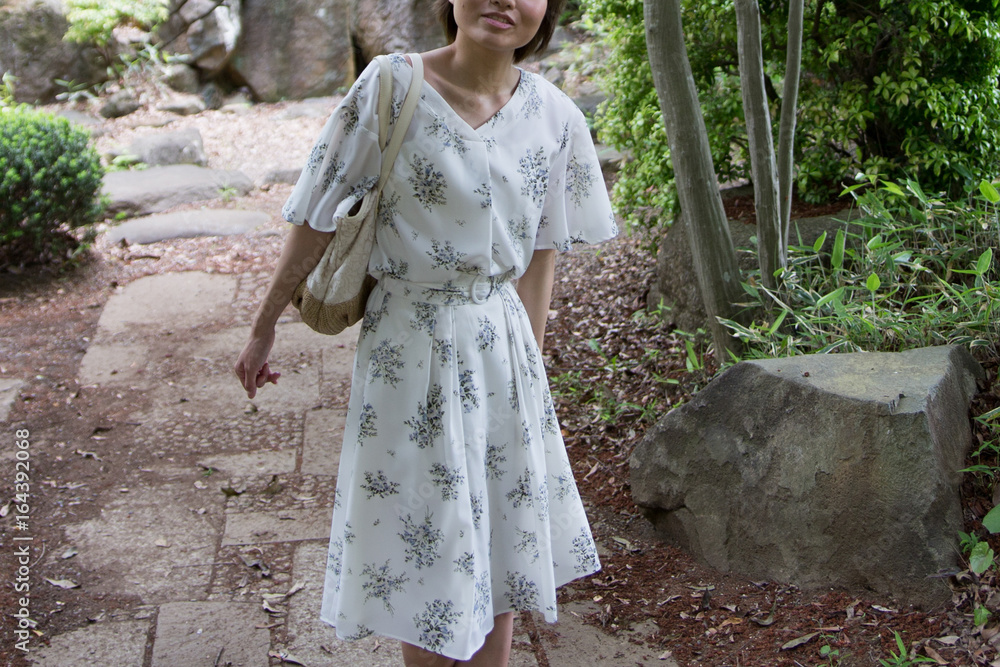 Obraz premium 笑顔が素敵な日本女性