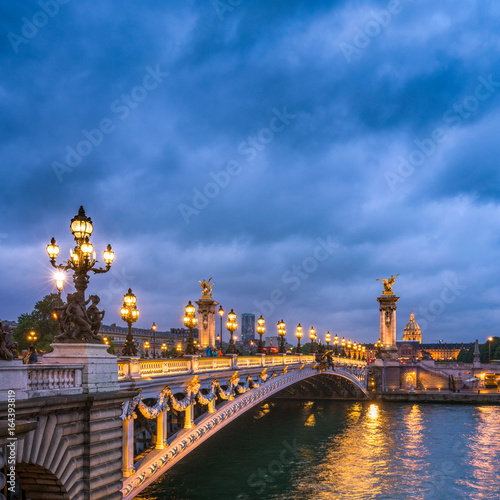 Pont Alexandre III in Paris, Frankreich