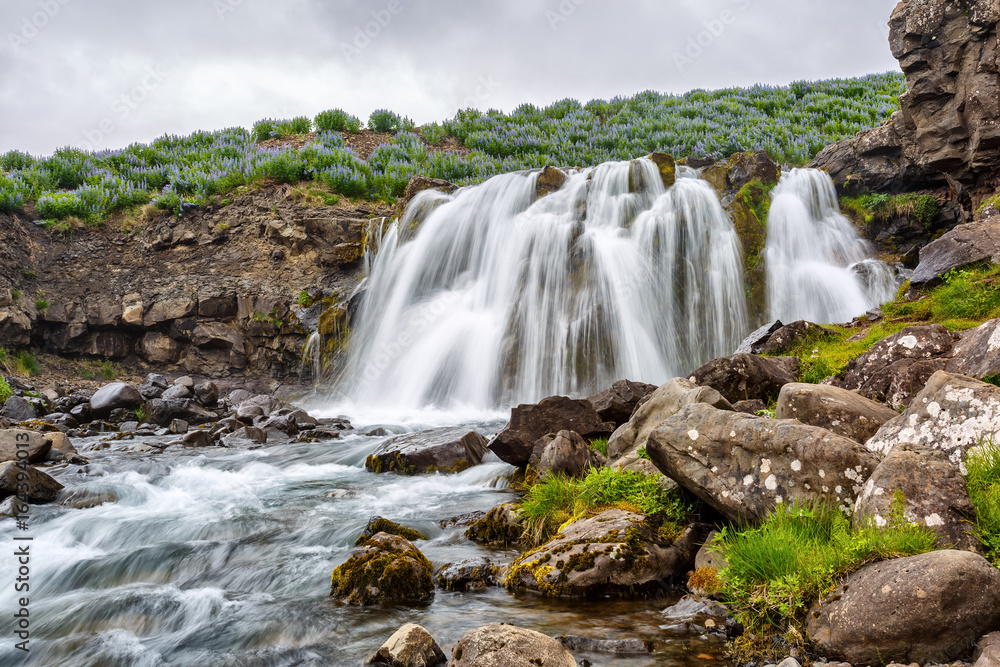 Fototapeta premium Small waterfall in Iceland