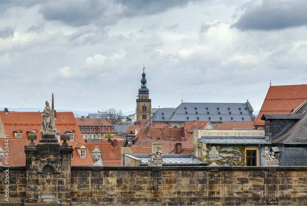 Fototapeta premium view of Bamberg, Germany