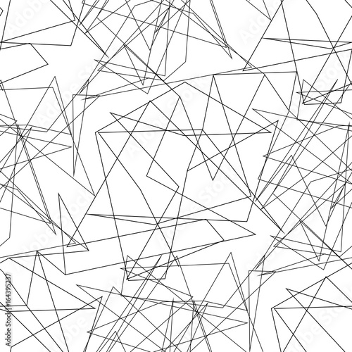 Abstract geometric pattern with irregular lines, stripes, polygonal style . Vector illustration with zigzag lines and stripes Seamless repeating background for printing on fabric, textiles, wallpaper