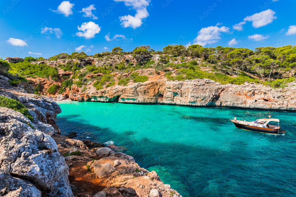Mittelmeer Spanien Mallorca Strand Urlaub Sommer Ferien Insel Bucht
