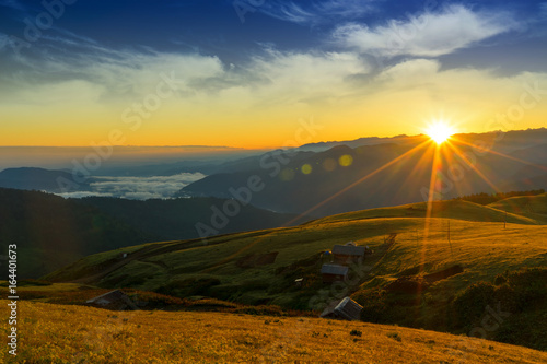 Sunrise on The Gito Plateau  Rize - Turkey