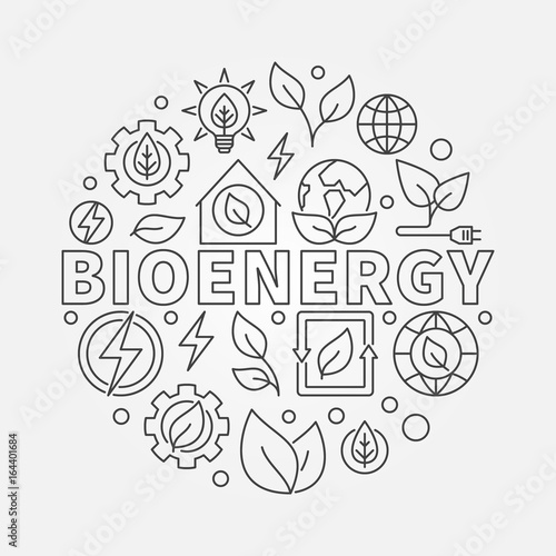 Bioenergy round illustration