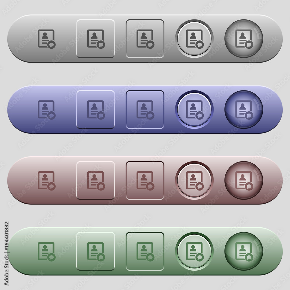 Send message to contact person icons on horizontal menu bars Send message to contact person icons on horizontal menu bars