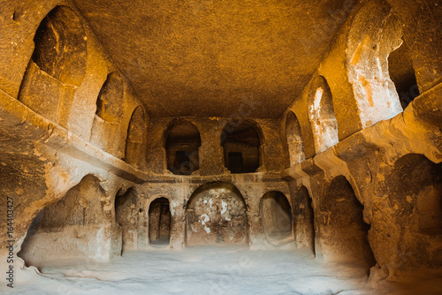 Cave church in Selime Cappadocia Turkey photo