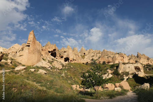 Rock Formations in Zelve Valley, Cappadocia