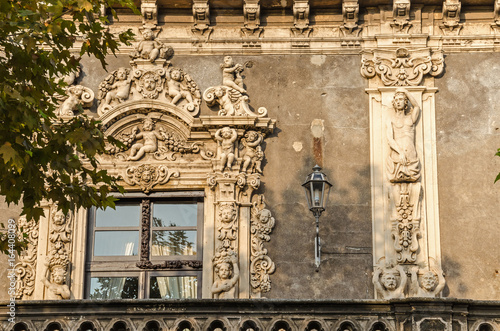 Facade of Palazzo Biscari in Catania, Sicily photo