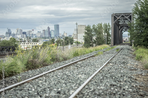Calgary railway skyline