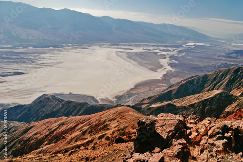 View on landscape of the Death Valley