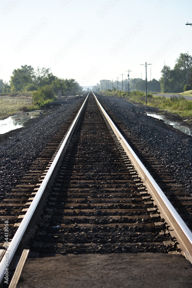 Railroad tracks