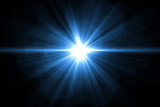 magic sunburst with glowing light . Colorful rays of light abstract background