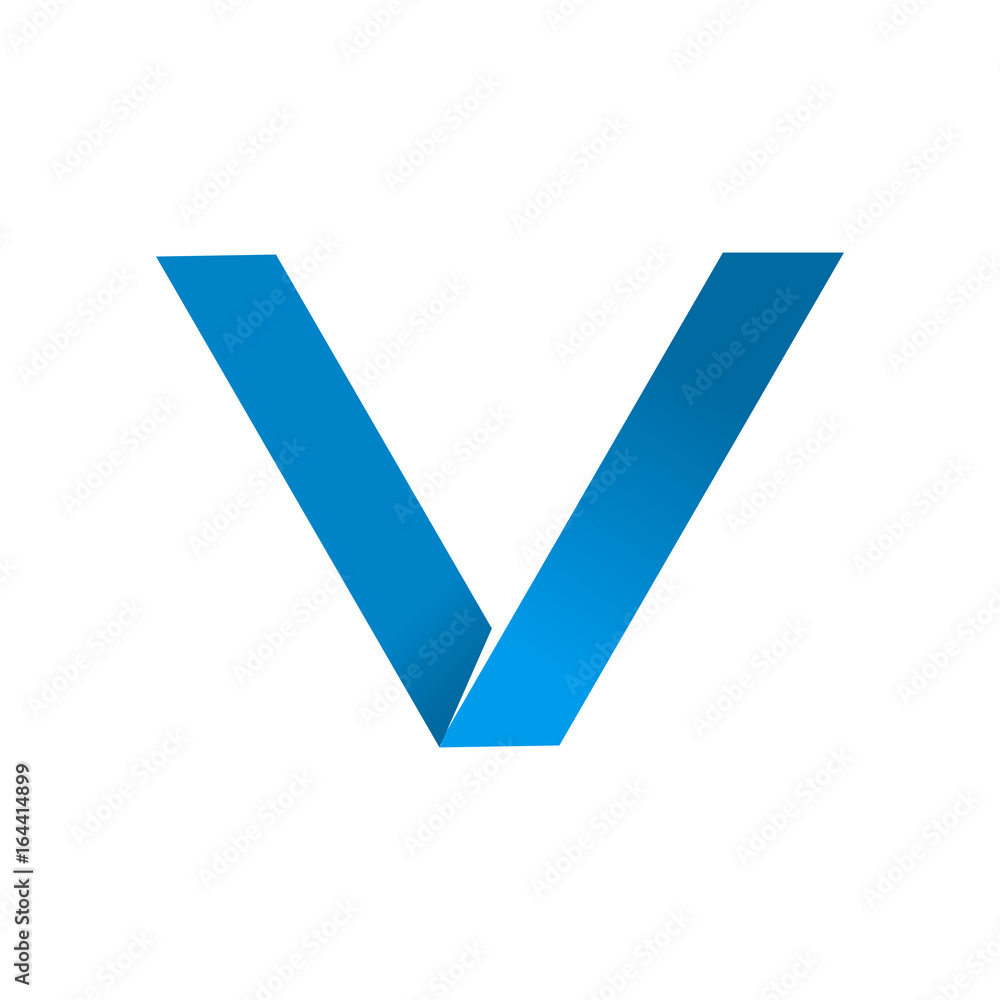 Alphabet / letter V logo template Alphabet / letter V logo template