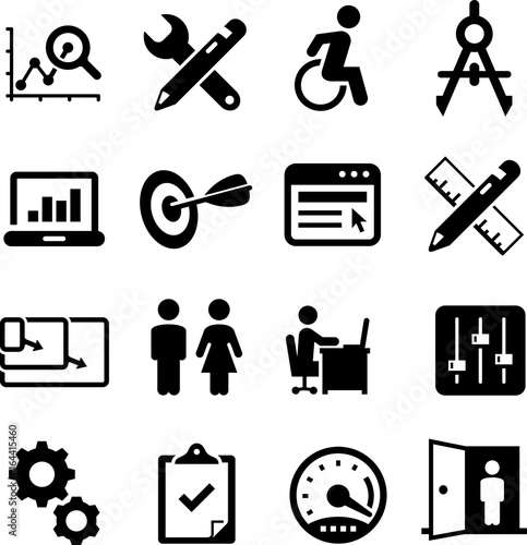 Software Design Icons - Black Series