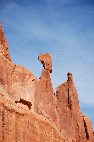 red rock mountain cliff in southwest of USA