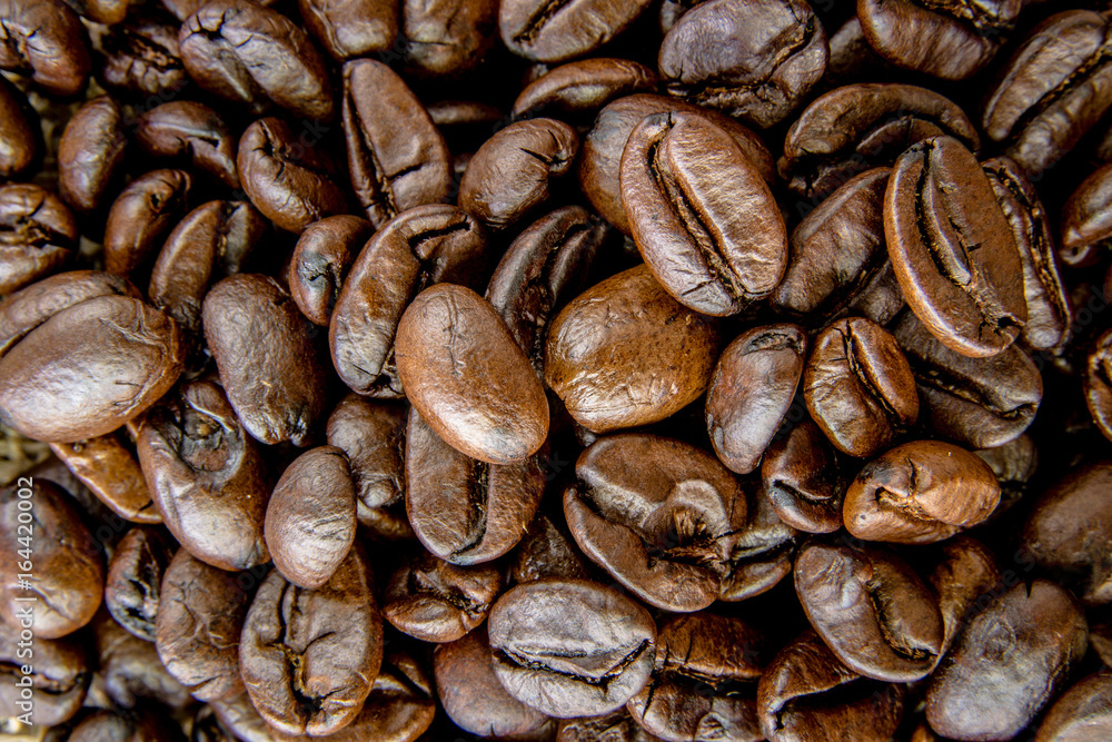 Obraz premium Roasted coffee beans