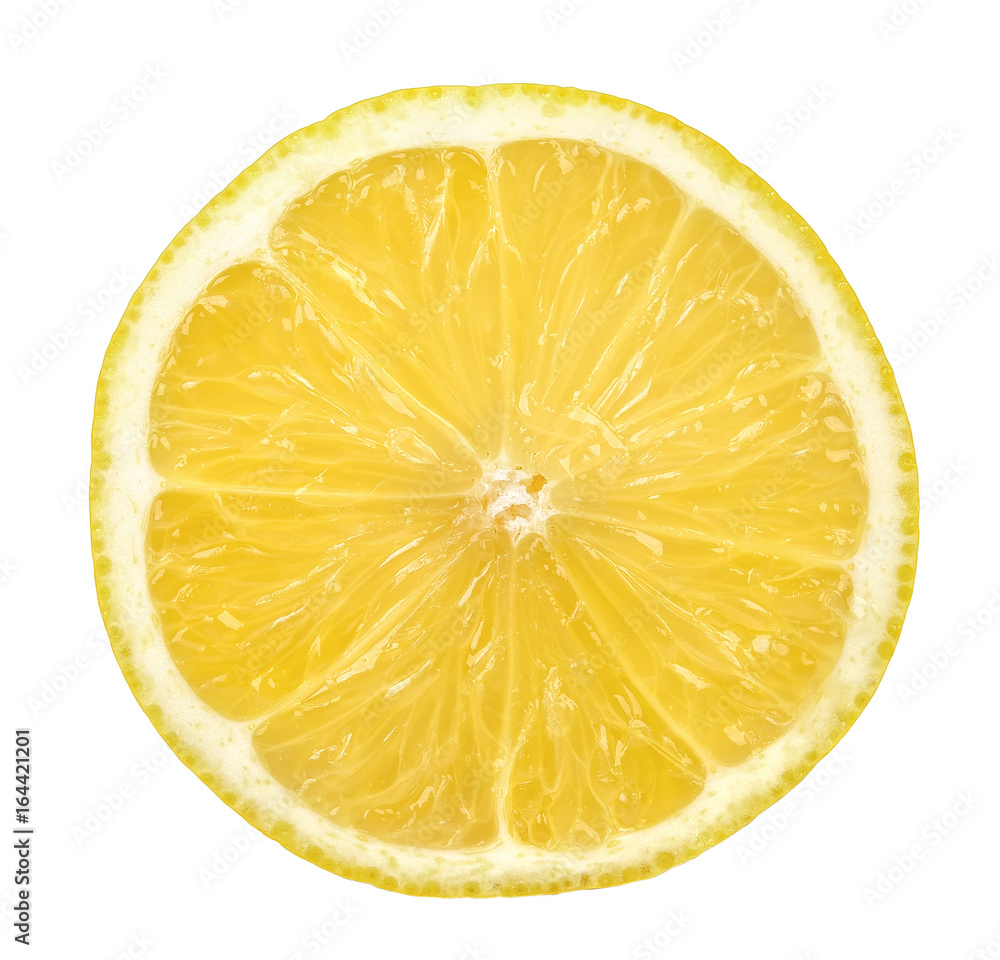 Half of Lemon isolated on the white background Half of Lemon isolated on the white background