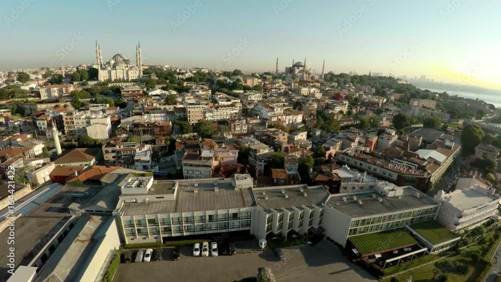 Aerial view. Hagia Sophia in Istanbul. Saint Sophie Cathedral. Turkey. Shot in 4K (ultra-high definition (UHD)).
Aerial view. Hagia Sophia in Istanbul. Saint Sophie Cathedral. Turkey. Shot in 4K (ultra-high definition (UHD)).